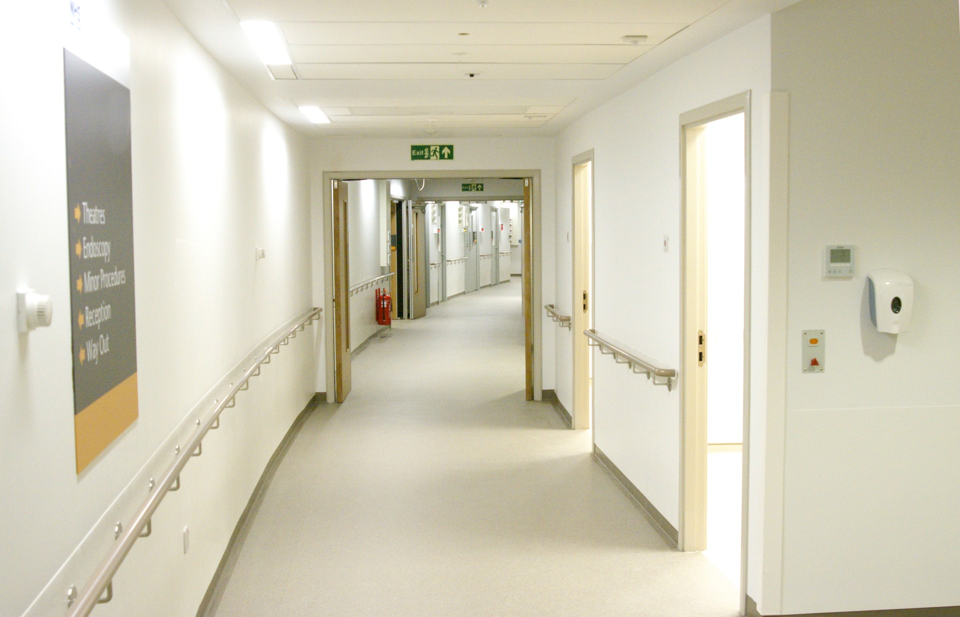 Hospital corridor